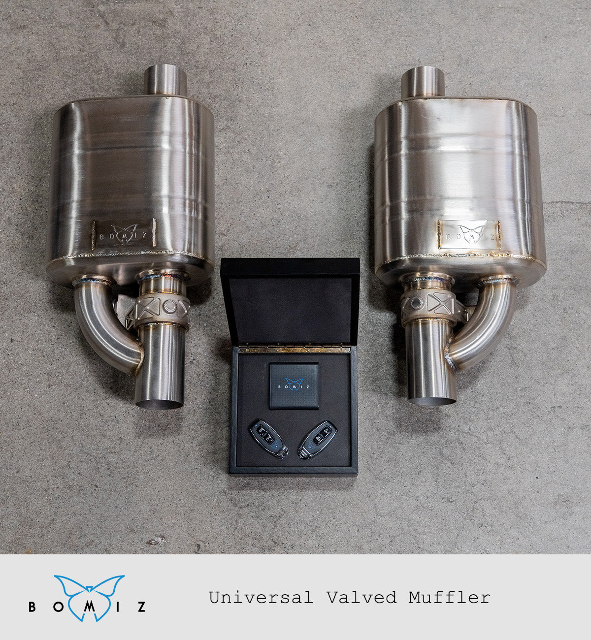 Bomiz Universal Valved Muffler - Bomiz