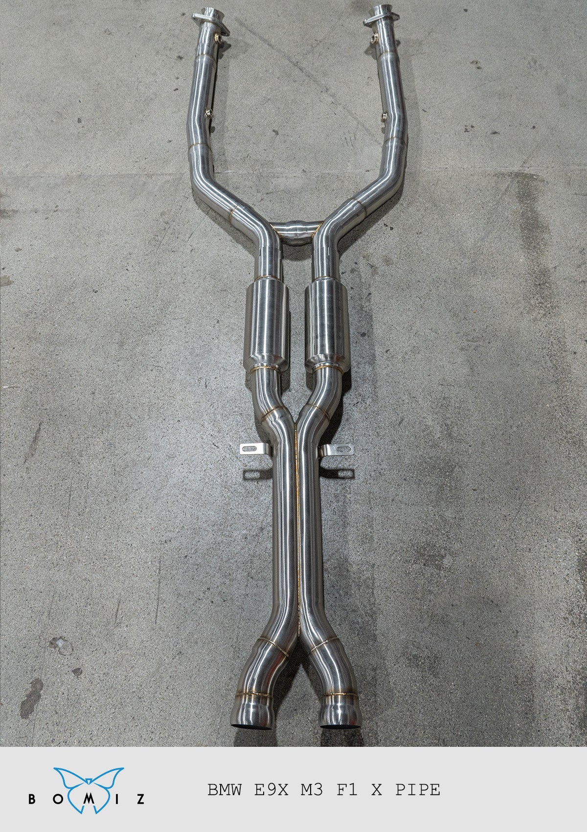 BOMIZ E9X M3 F1 X PIPE - Bomiz