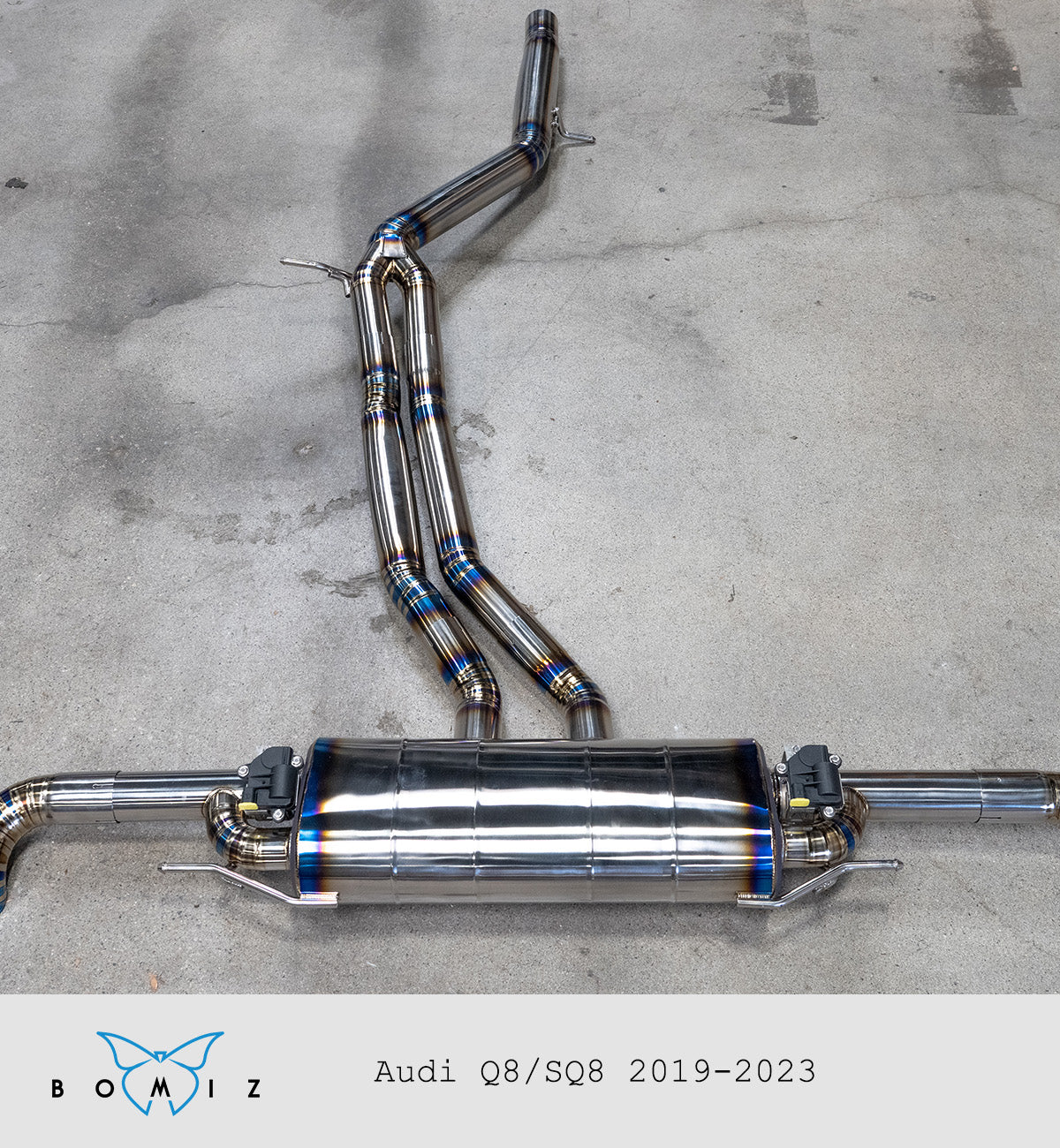 Bomiz Audi Q8/SQ8 Titanium Valved Exhaust System - Bomiz