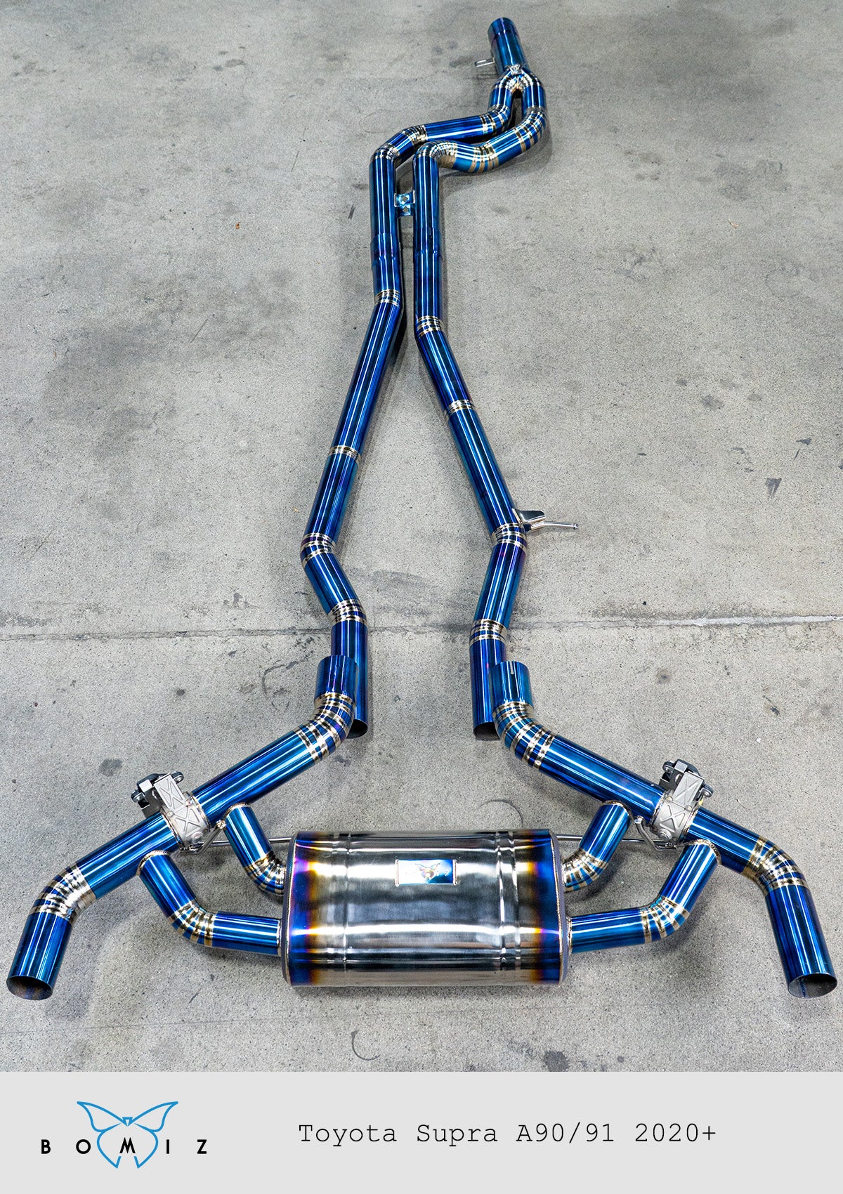 Bomiz Toyota A90 Supra Titanium Valved Exhaust System - Bomiz