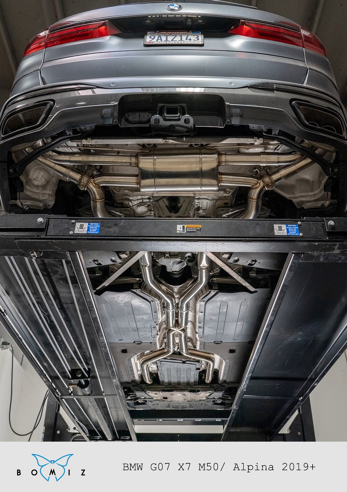Bomiz BMW G07 X7 M50i/M60i/Alpina XB7 Valved Exhaust System - Bomiz