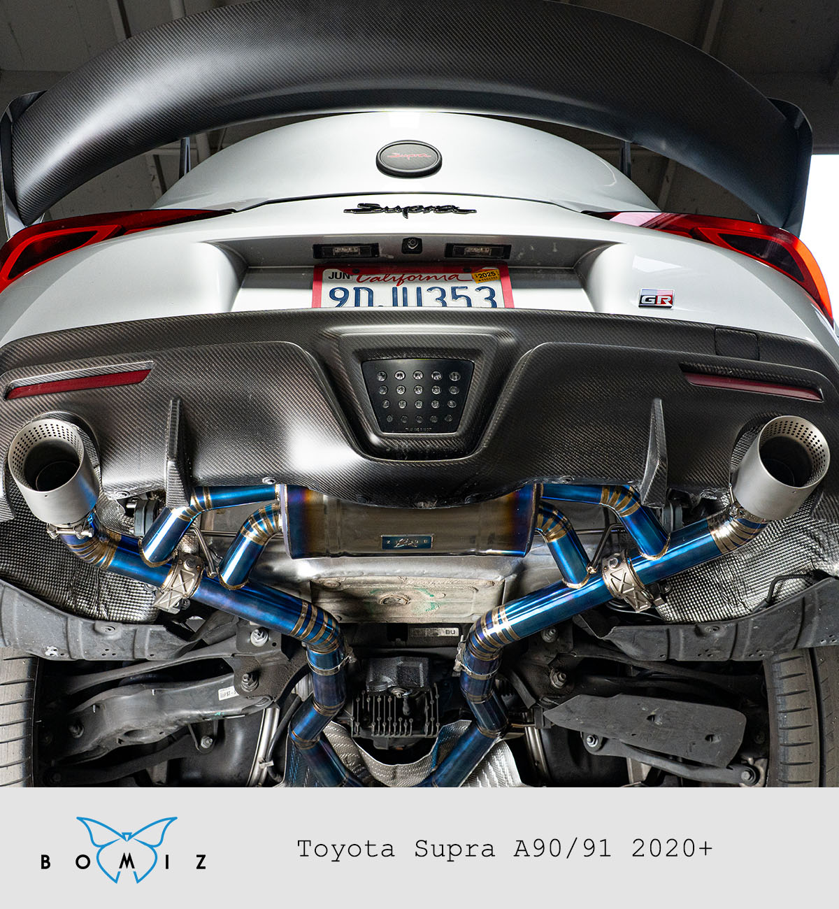 Bomiz Toyota A90 Supra Titanium Valved Exhaust System - Bomiz