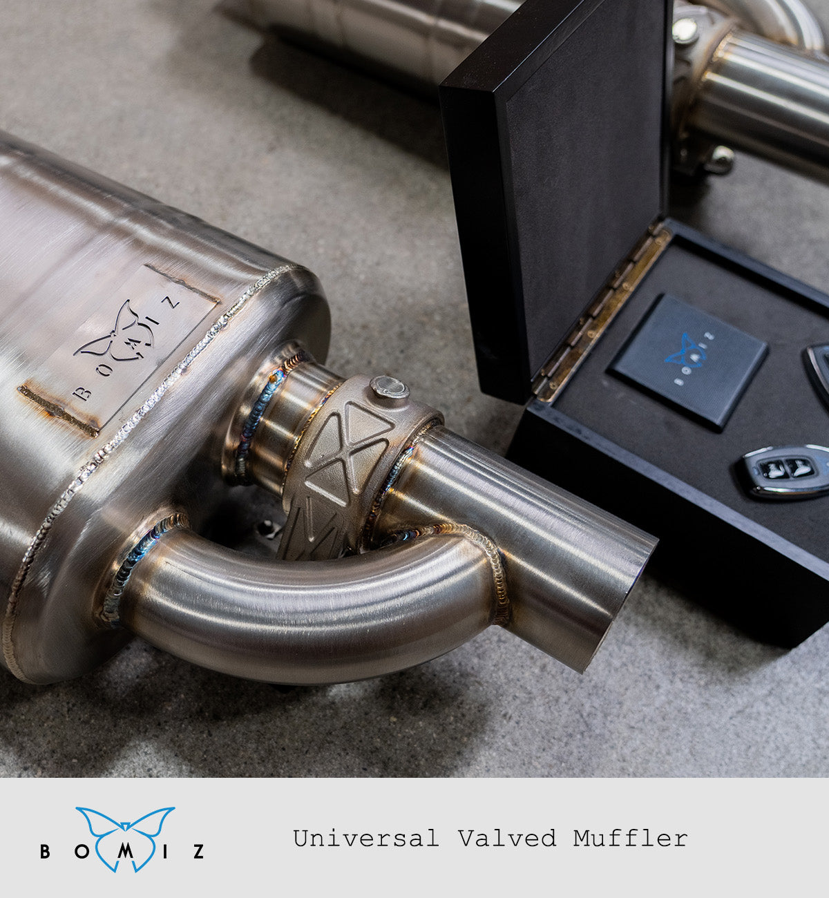 Bomiz Universal Valved Muffler - Bomiz