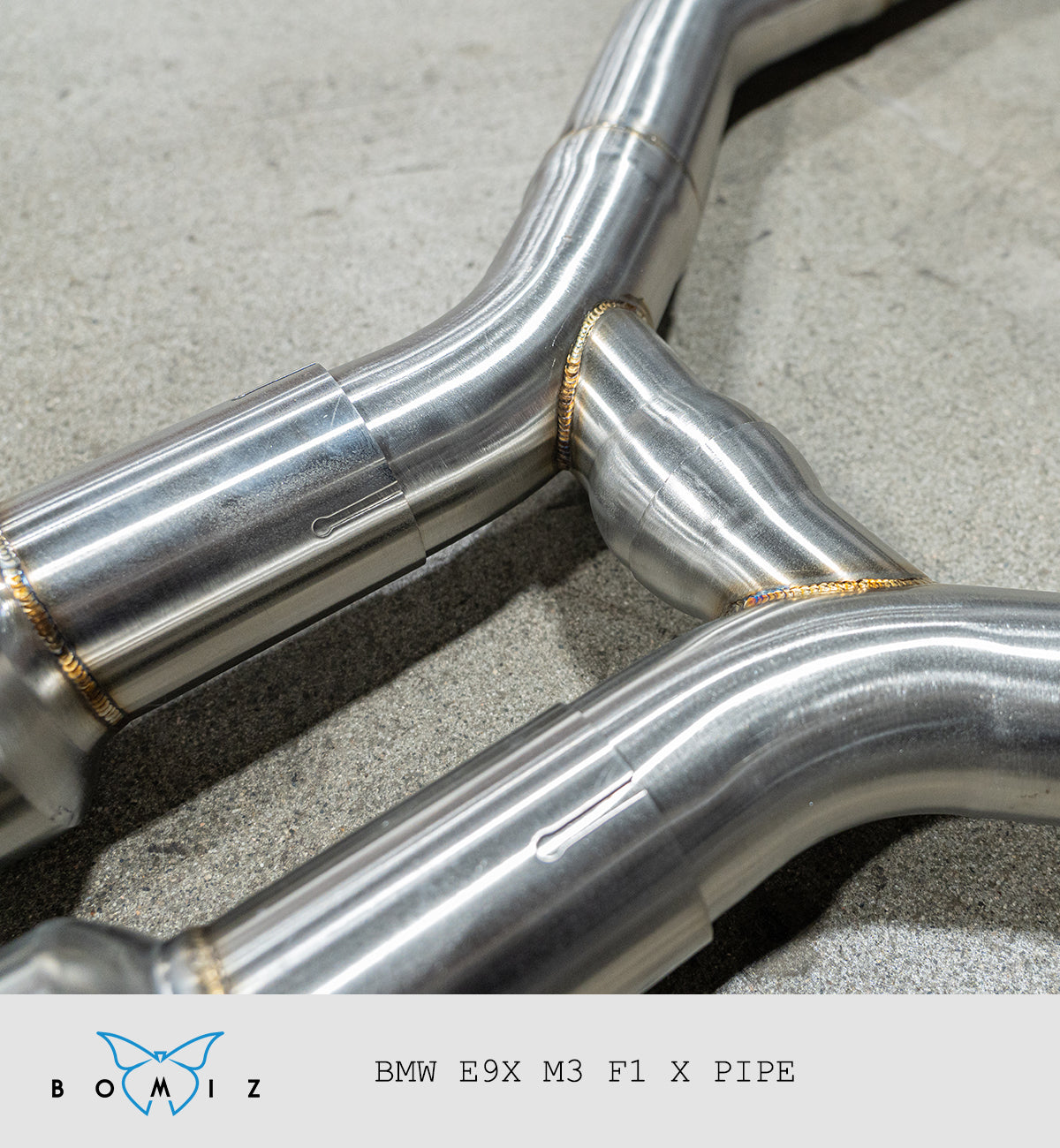 BOMIZ E9X M3 F1 X PIPE - Bomiz