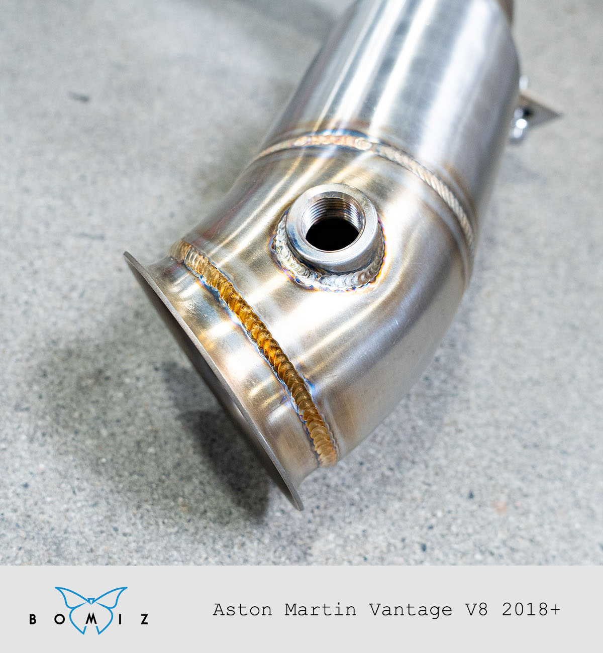 Aston Martin V8 Downpipes M177 - Bomiz