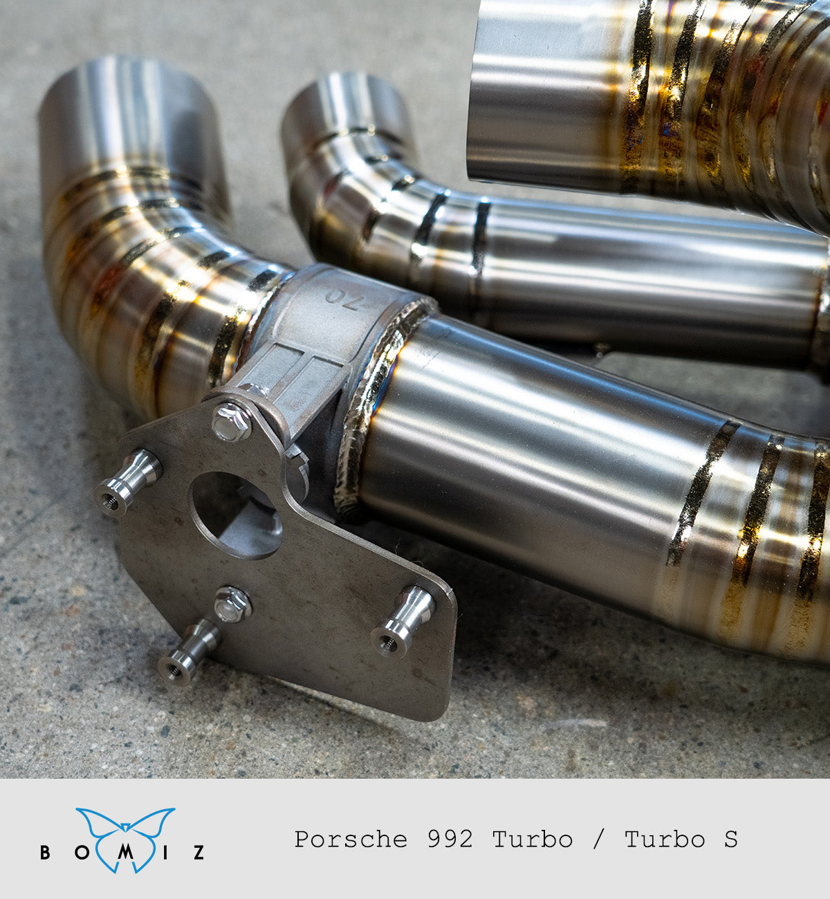 Bomiz Porsche 992 Turbo/Turbo S Titanium Valved Catback - Bomiz