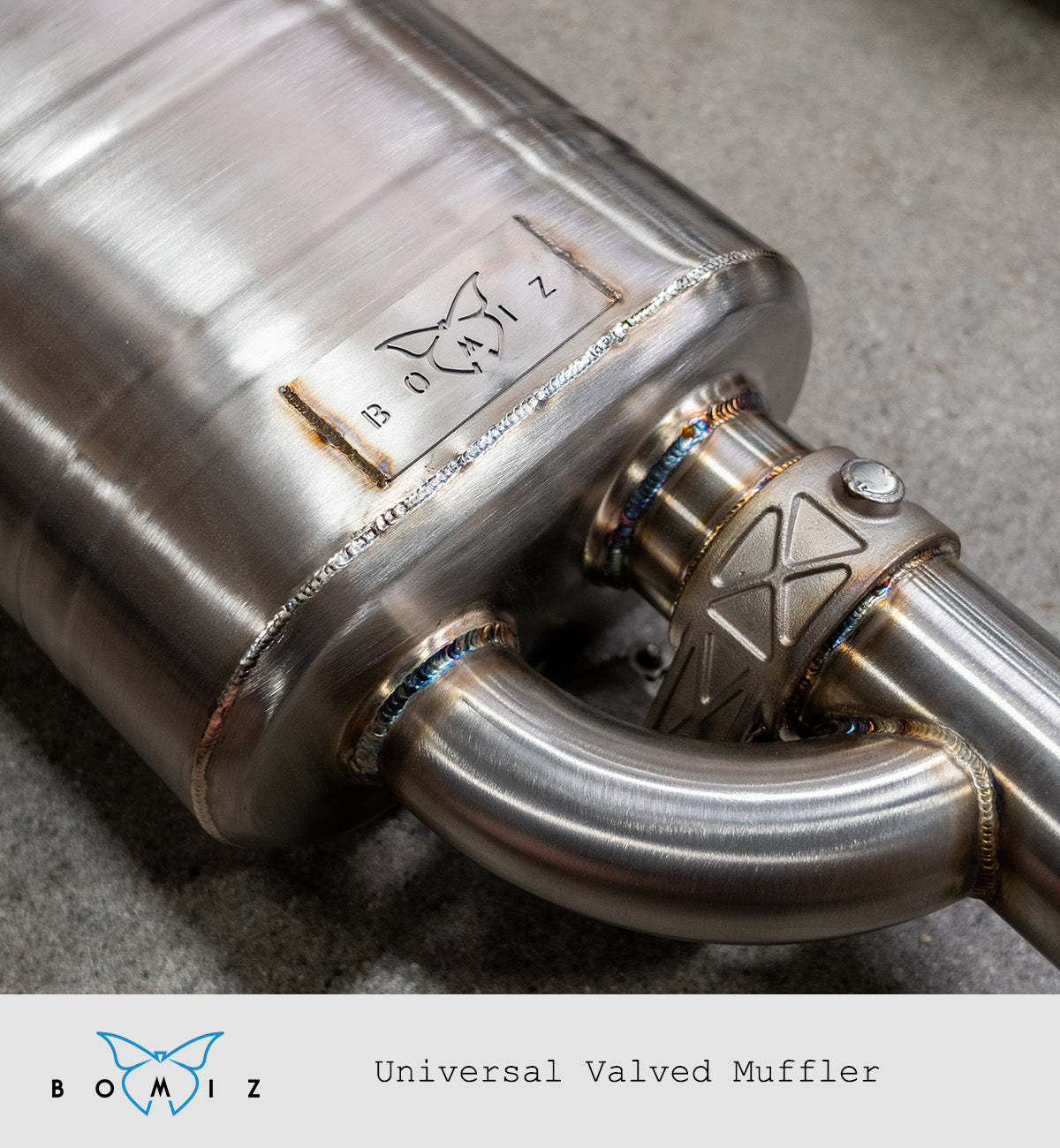 Bomiz Universal Valved Muffler - Bomiz
