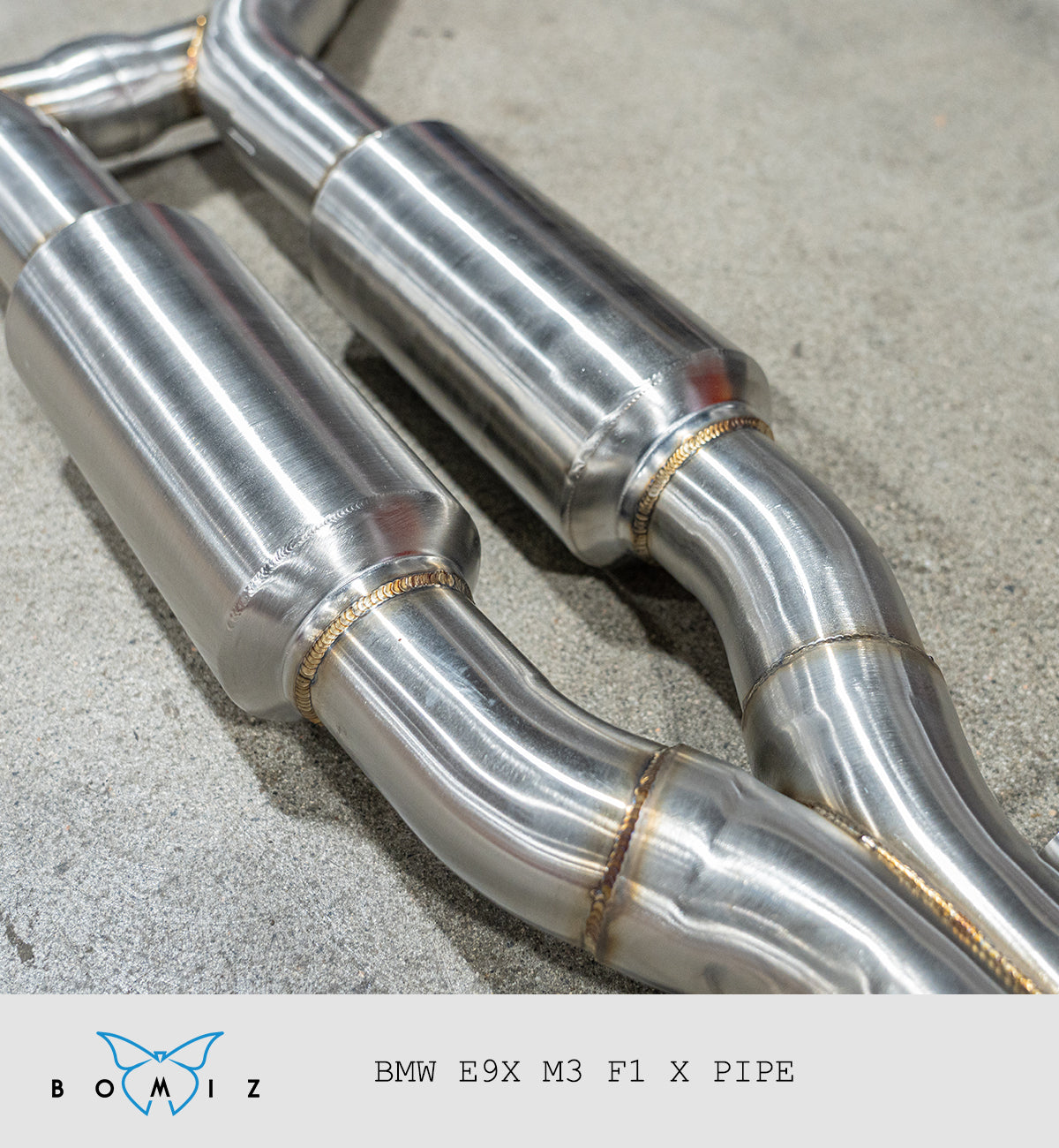 BOMIZ E9X M3 F1 X PIPE - Bomiz