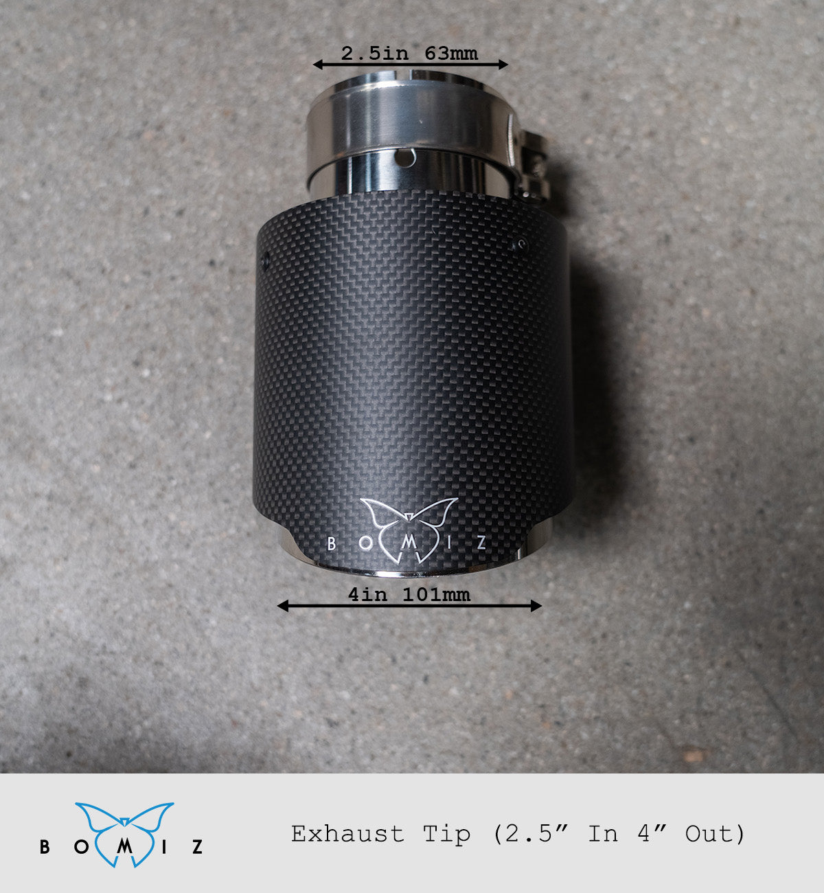 Bomiz Exhaust Tips (Per) - Bomiz