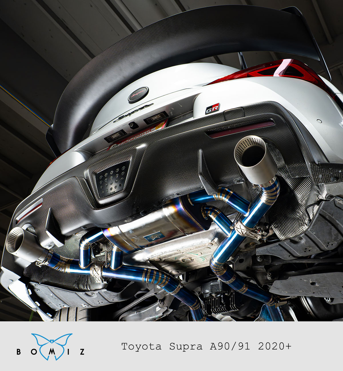 Bomiz Toyota A90 Supra Titanium Valved Exhaust System - Bomiz
