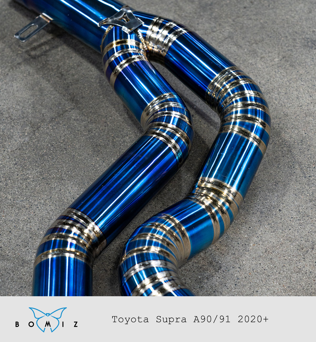 Bomiz Toyota A90 Supra Titanium Valved Exhaust System - Bomiz