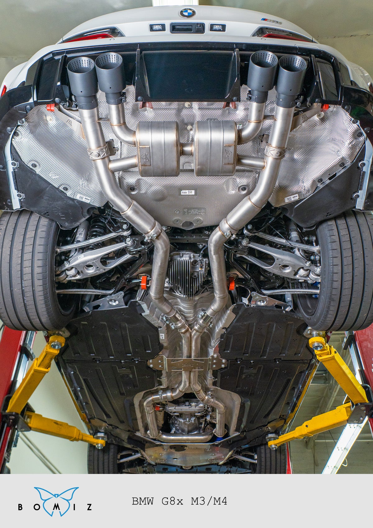 Bomiz G8x M3/M4 Valved Axle-Back Exhaust System - Bomiz