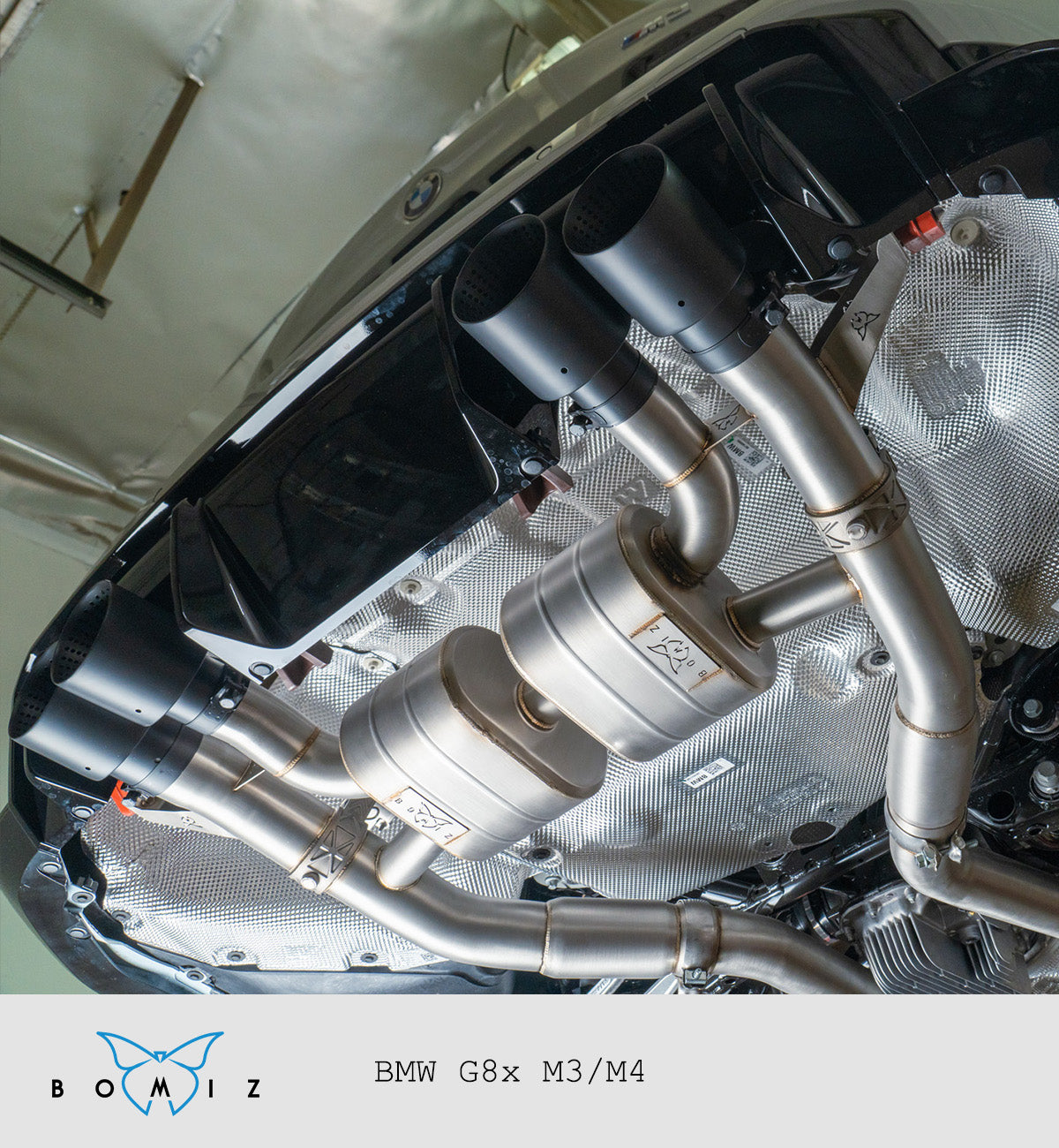 Bomiz G8x M3/M4 Valved Axle-Back Exhaust System - Bomiz