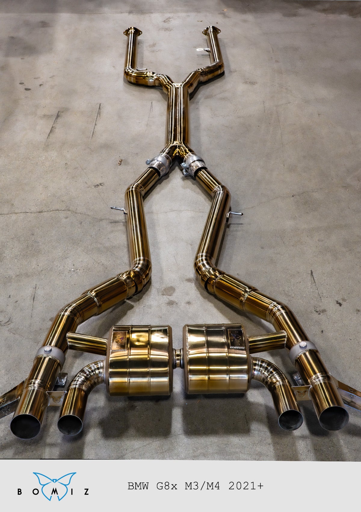 Bomiz G8x M3/M4 Titanium Valved Exhaust System - Bomiz