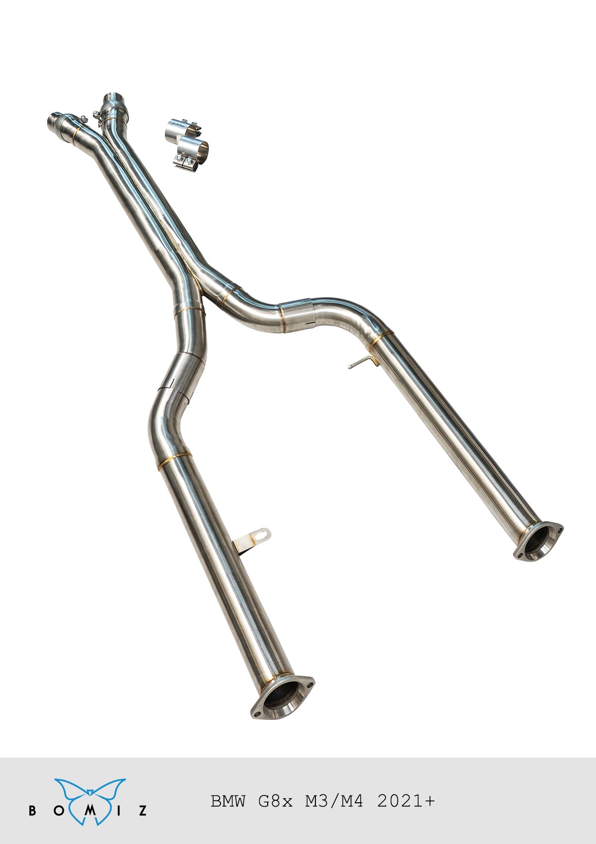 Bomiz G8x M3/M4 Signature F1 Style Mid Pipe - Bomiz