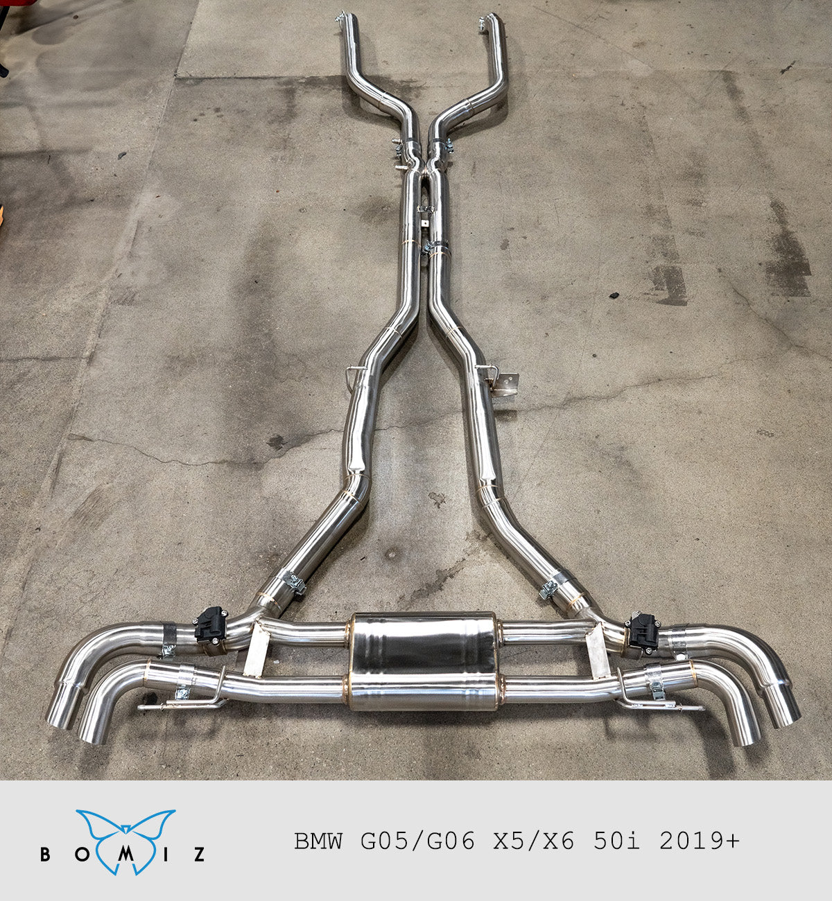 Bomiz BMW G06 X5 50i Valved Exhaust System