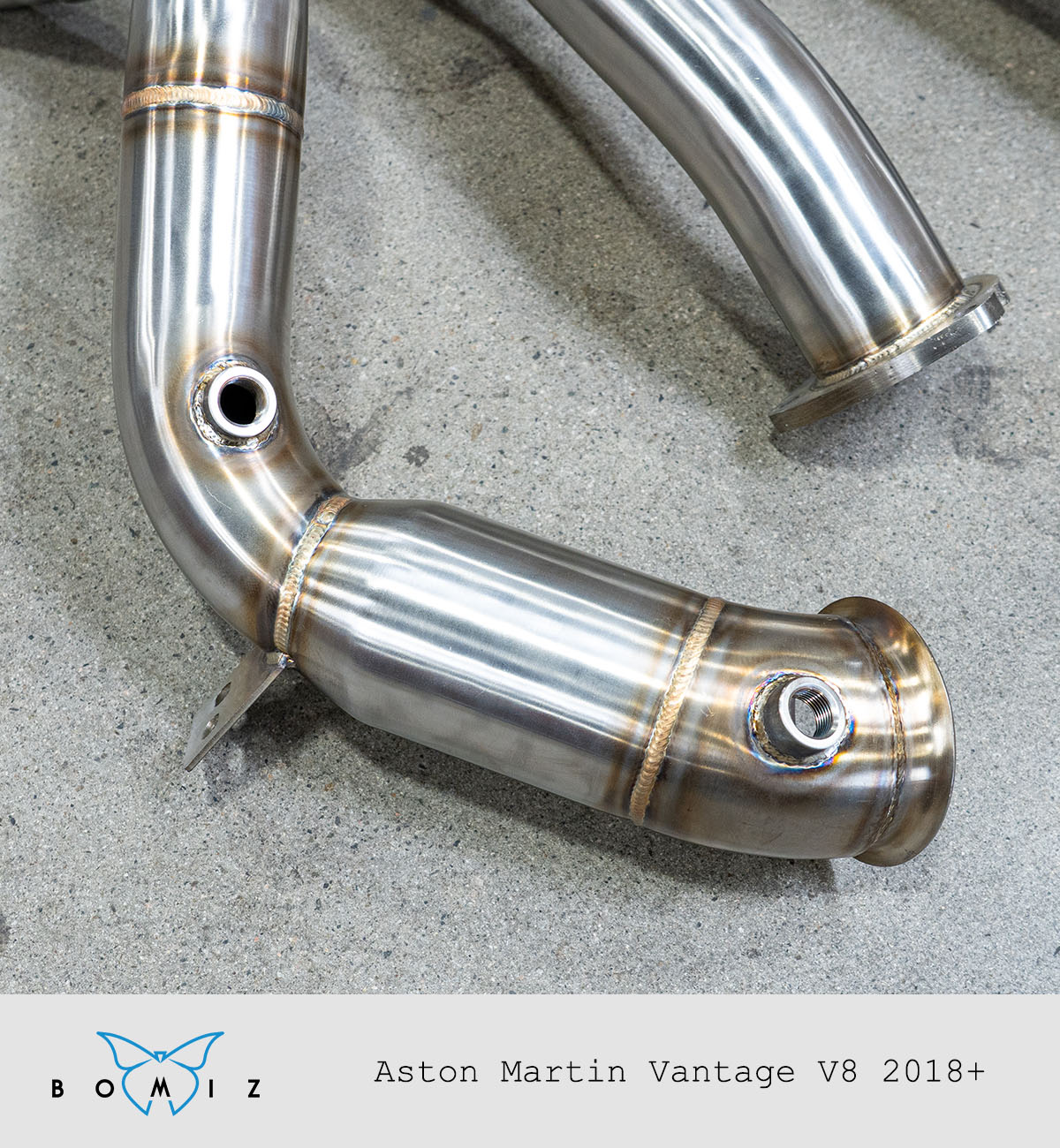 Aston Martin V8 Downpipes M177 - Bomiz