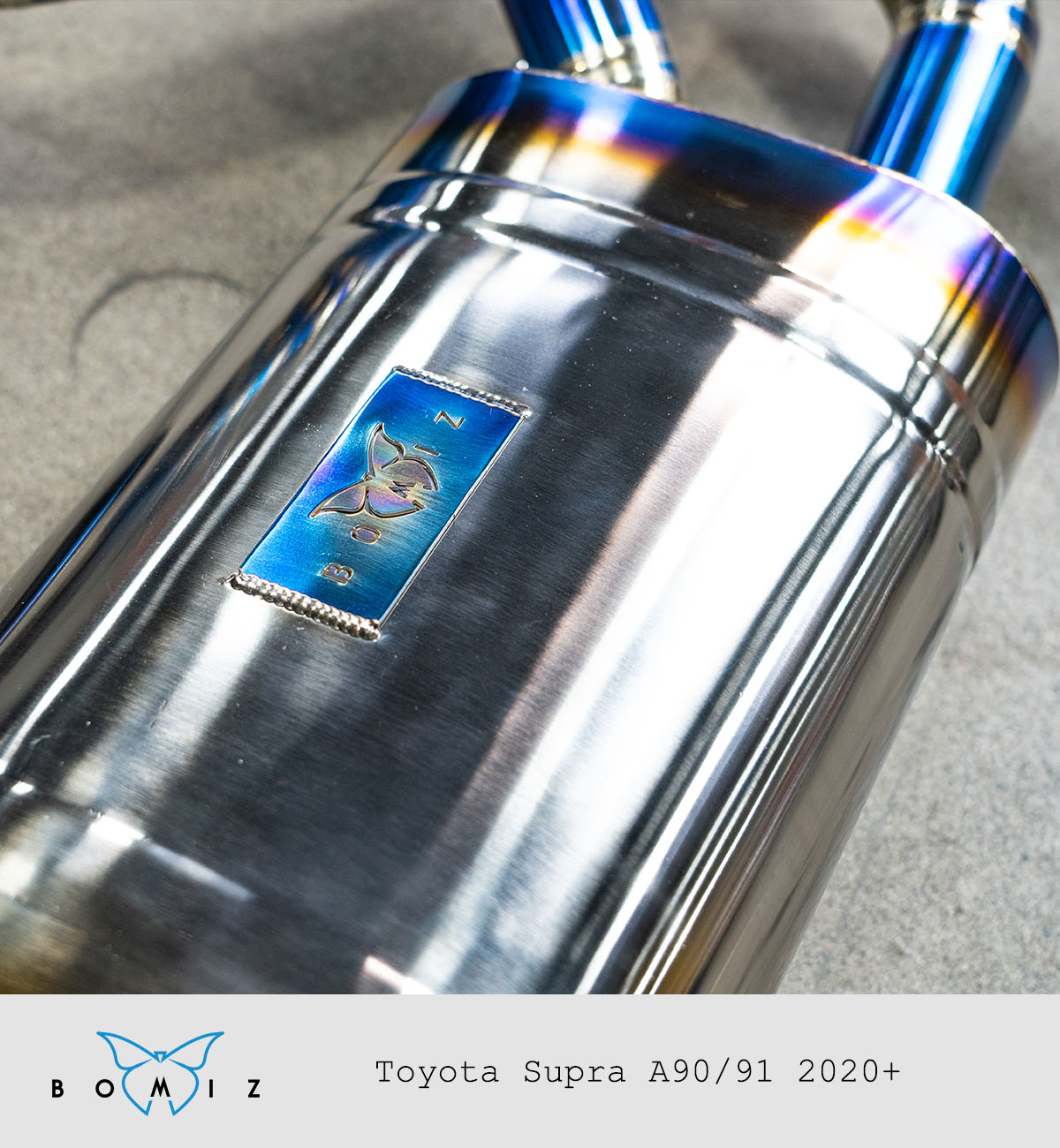 Bomiz Toyota A90 Supra Titanium Valved Exhaust System - Bomiz