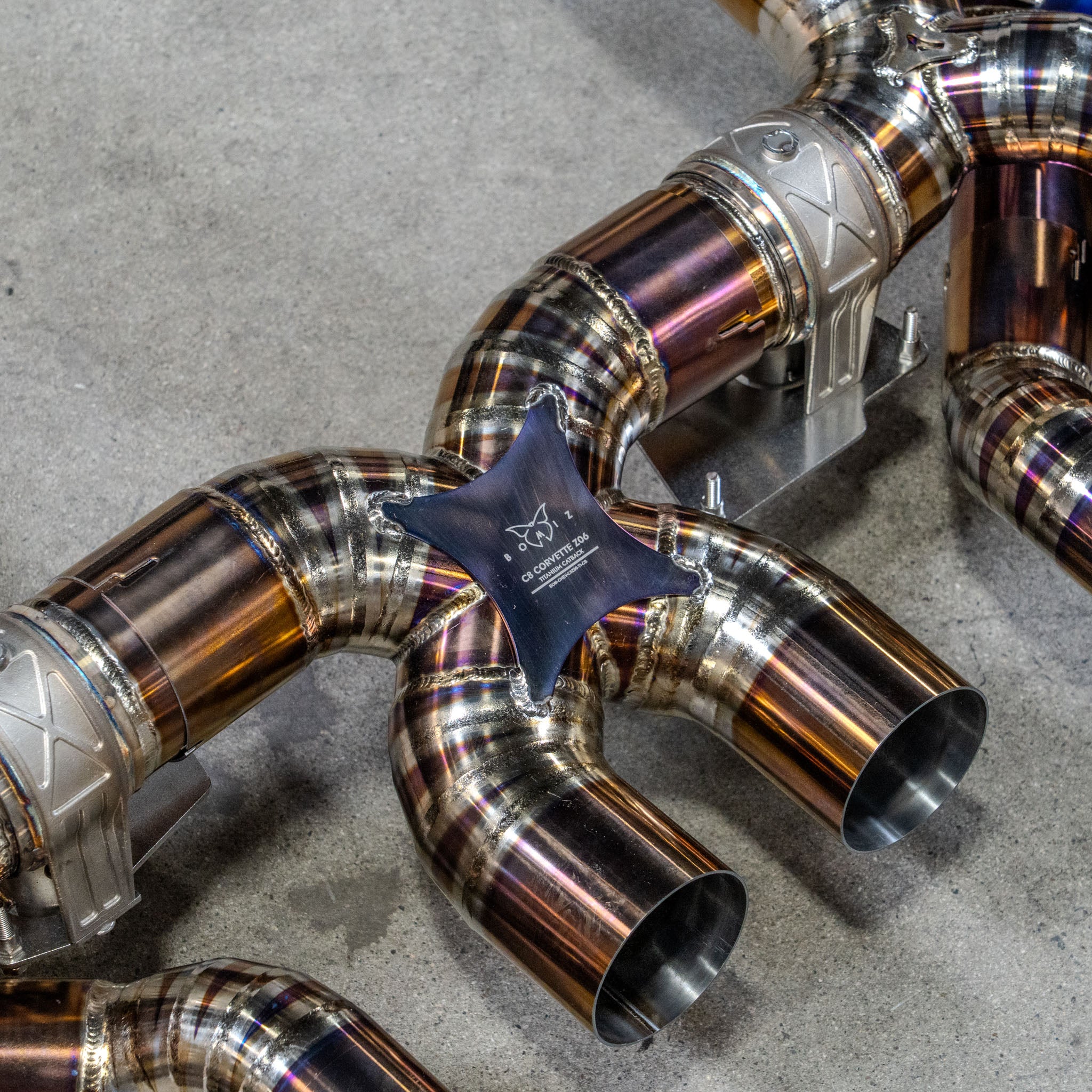 Bomiz Chevrolet C8 Z06 Titanium Valved Exhaust