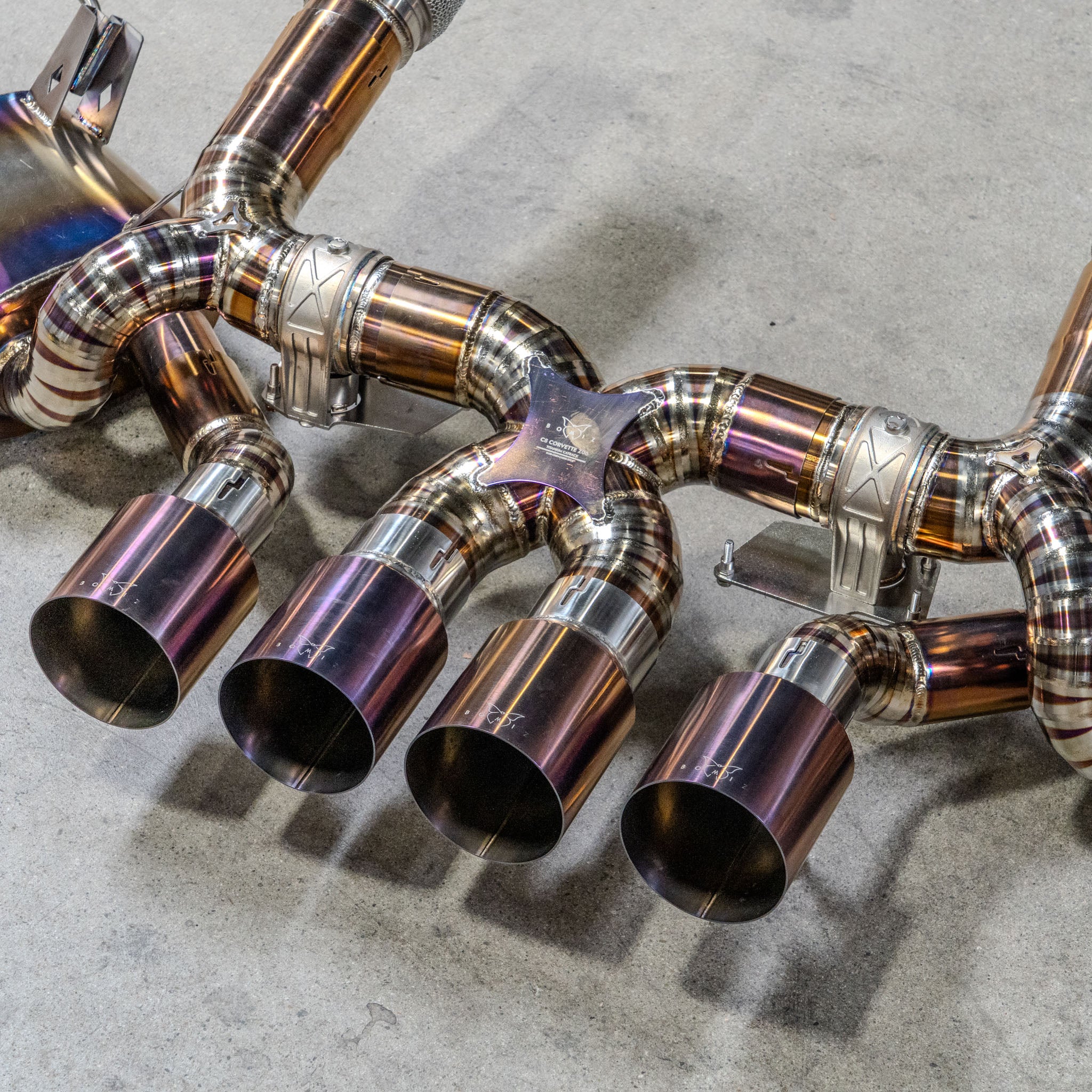 Bomiz Chevrolet C8 Z06 Titanium Valved Exhaust