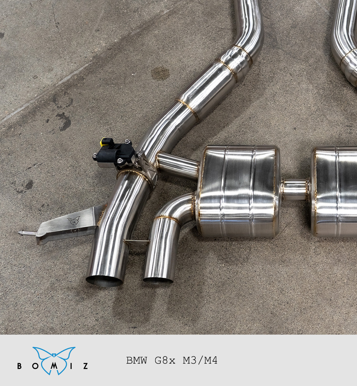 Bomiz G8x M3/M4 Valved Axle-Back Exhaust System