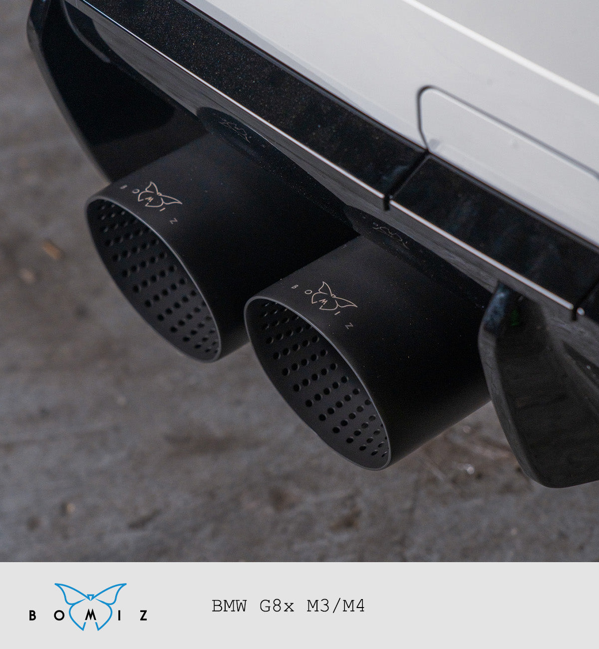 Bomiz G8x M3/M4 Valved Axle-Back Exhaust System