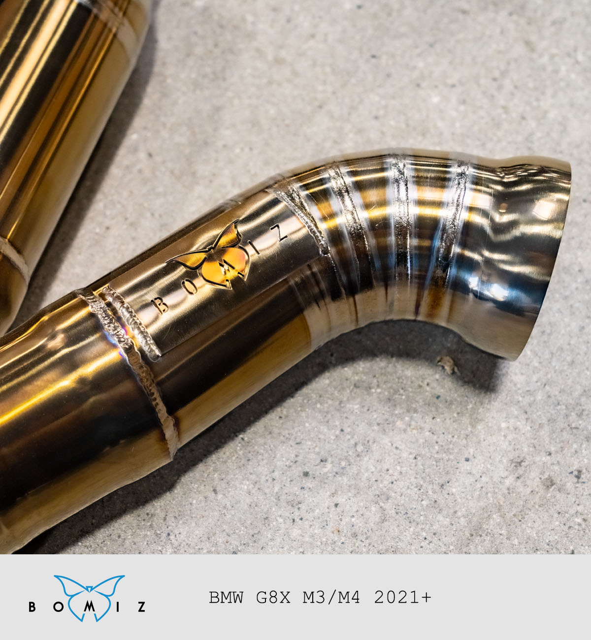 Bomiz G8x M3/M4 Titanium Valved Exhaust System - Bomiz