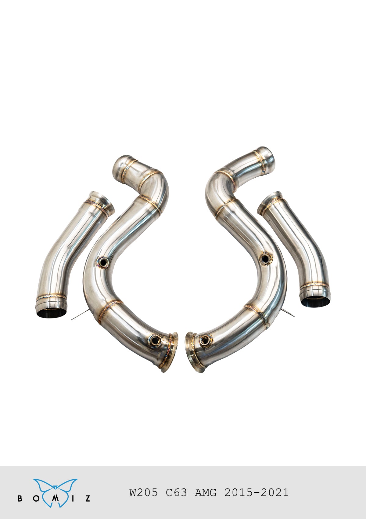 Bomiz Mercedes-Benz AMG C63 W205 Downpipes - Bomiz