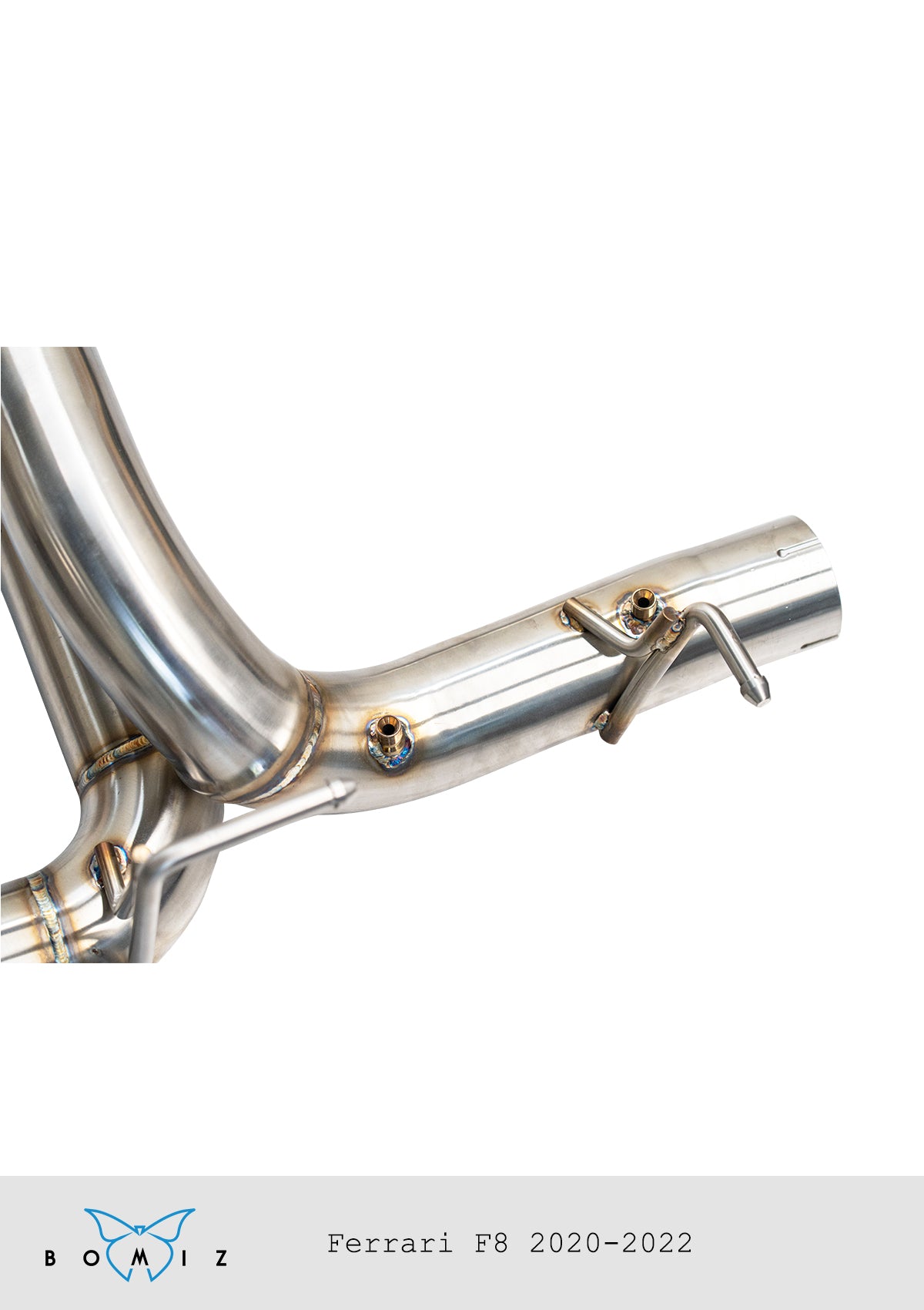 Bomiz Ferrari F8 Stainless Steel Exhaust Catback - Bomiz