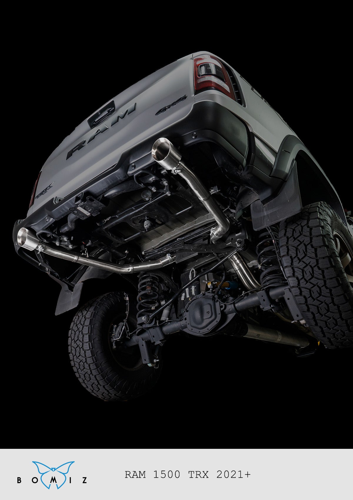 Bomiz RAM 1500 TRX Valved Exhaust System - Bomiz