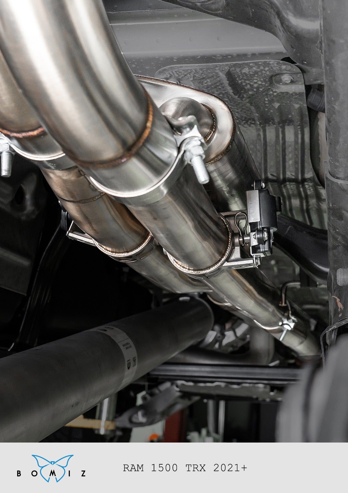 Bomiz RAM 1500 TRX Valved Exhaust System - Bomiz