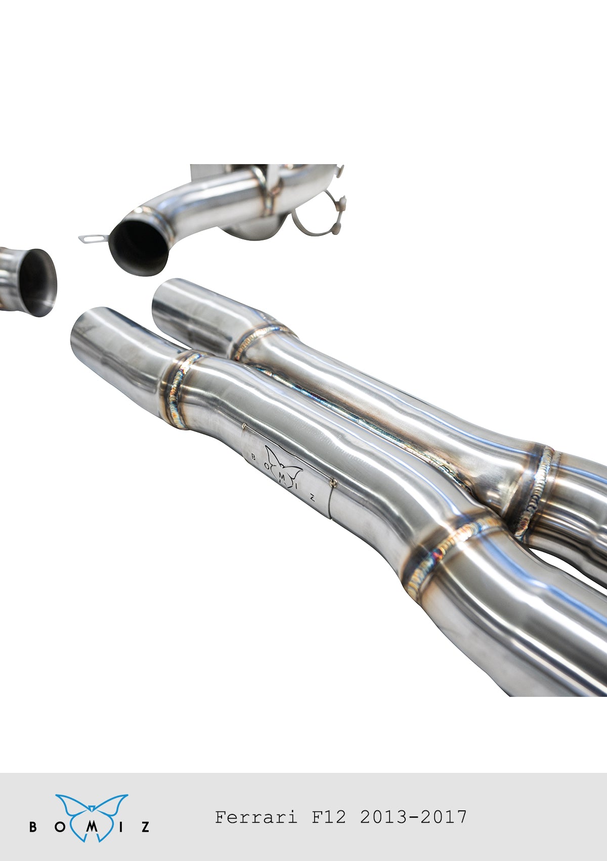 Bomiz Ferrari F12 Full F1 Valved Exhaust - Bomiz