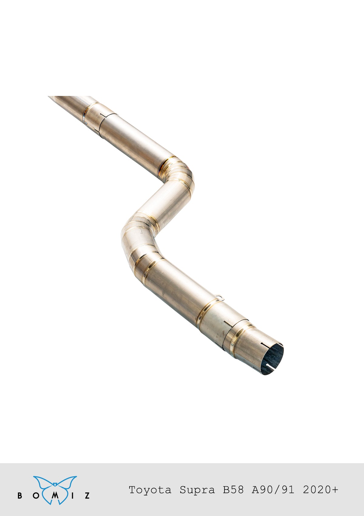 Bomiz 3.5" Single Exit Titanium Exhaust A90 GR Supra MK5 - Bomiz