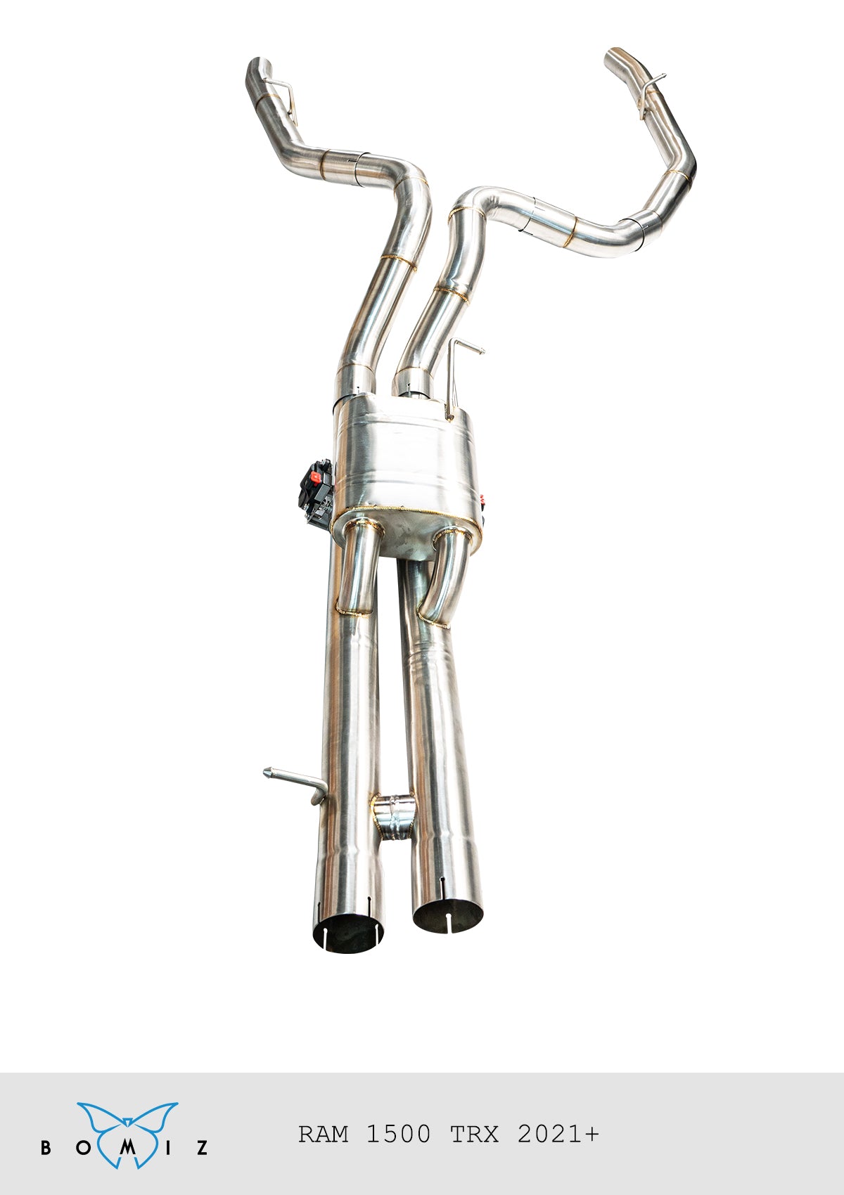 Bomiz RAM 1500 TRX Valved Exhaust System - Bomiz