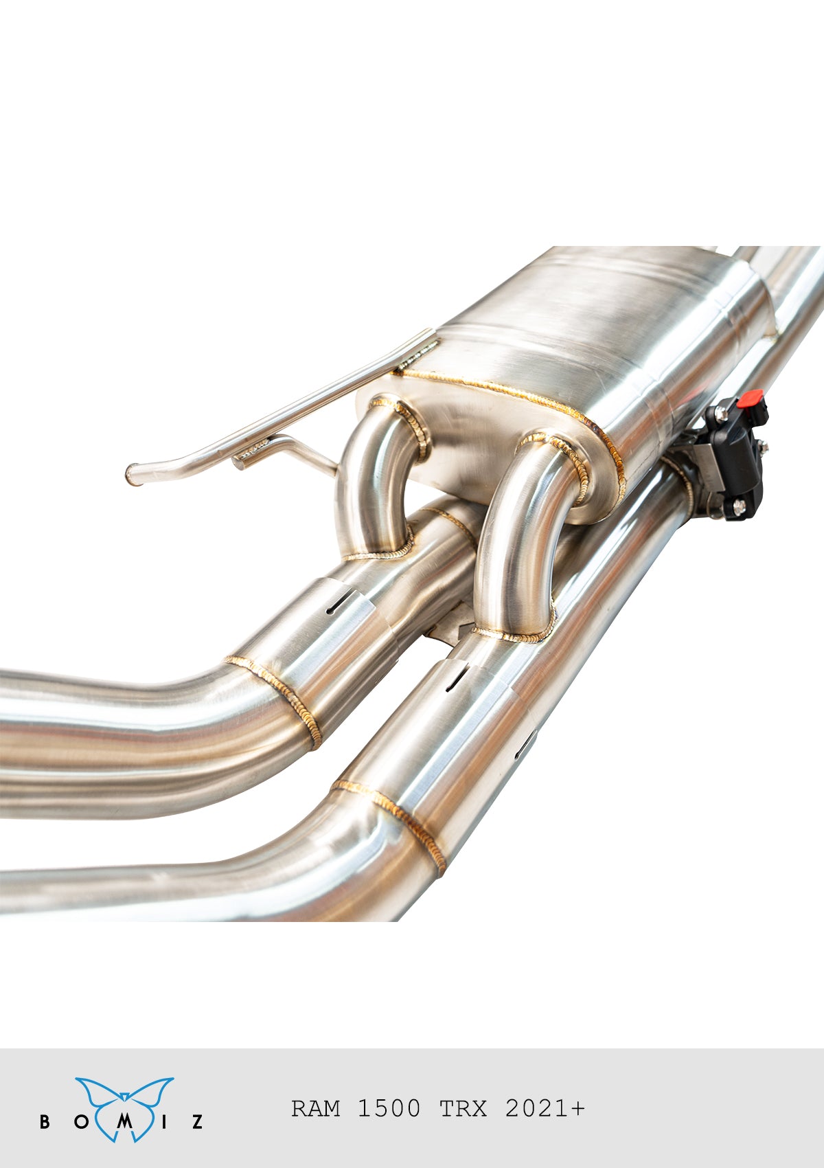 Bomiz RAM 1500 TRX Valved Exhaust System - Bomiz