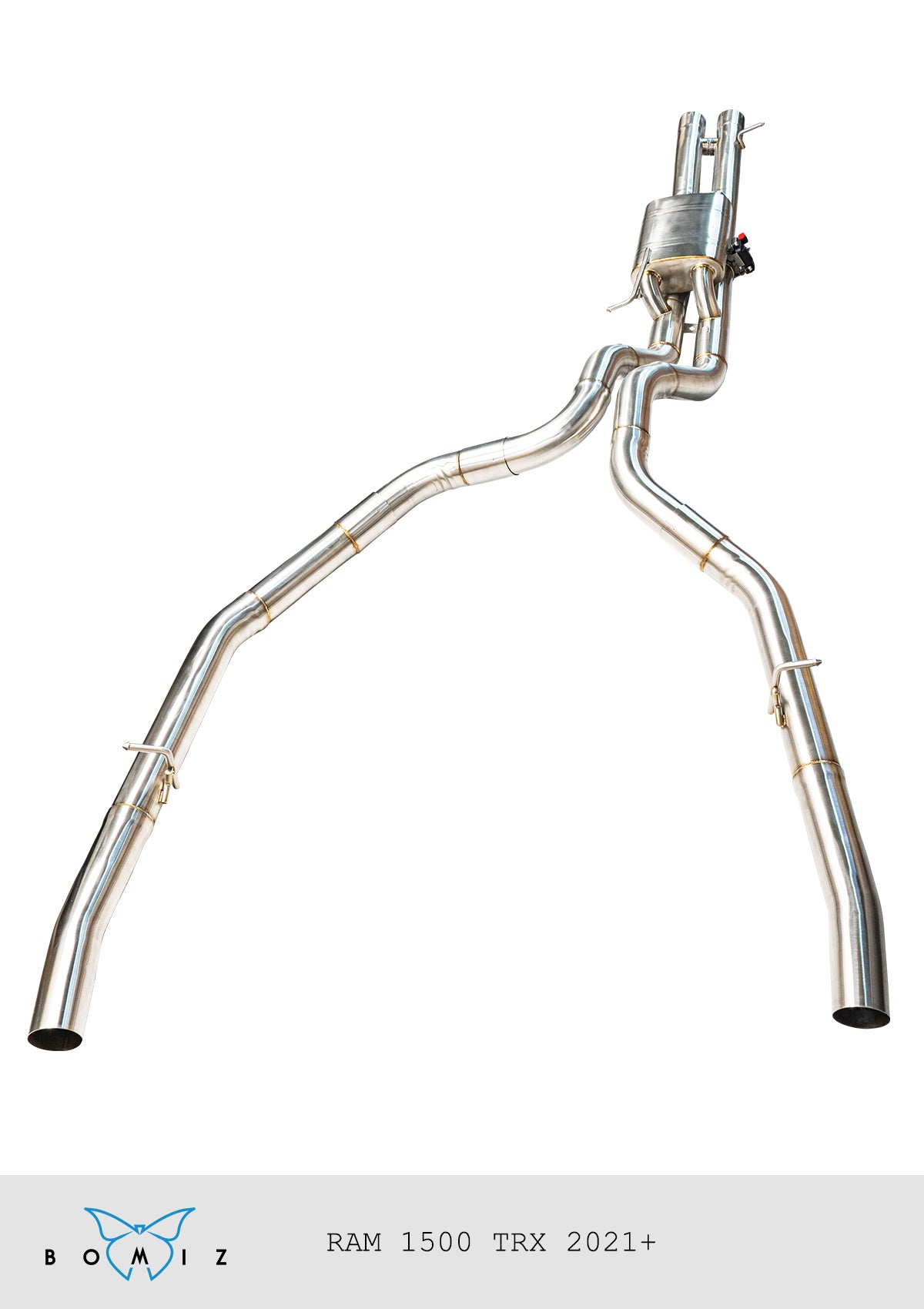 Bomiz RAM 1500 TRX Valved Exhaust System - Bomiz